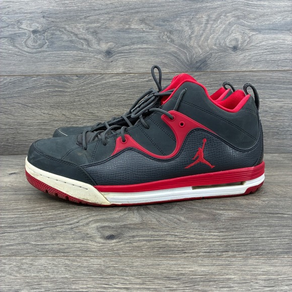 Jordan Flight TR'97 Basketball Sneakers Anthracite Red Mens Size 11.5 574417-005 - Picture 1 of 10